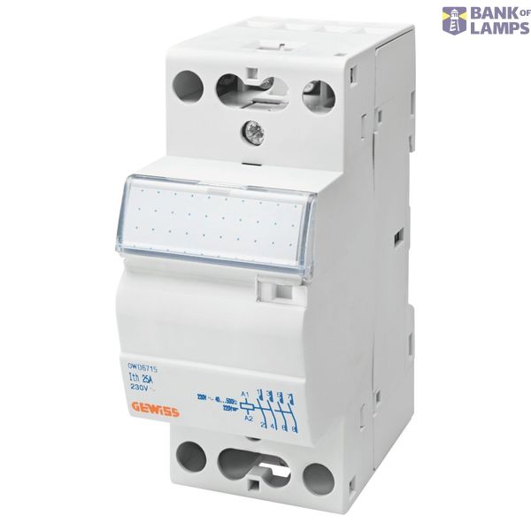 CONTACTOR CTR - 25A 4NO 24V - 2 MODULES image 3