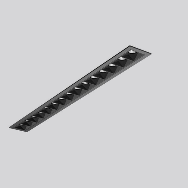 BeamLine Slim, 36 W, 2800 lm, 927, black, on/off Recessed ceiling lumi image 1