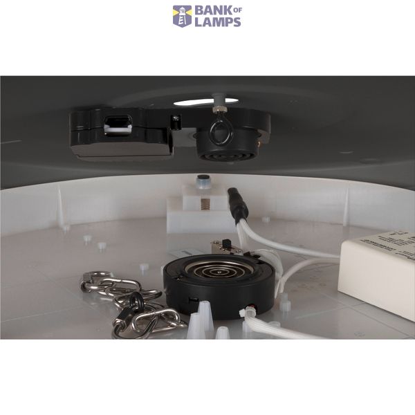 MEDO® 60, wall- and ceiling-mounted light, round, 2700/3000/4000K, 39W, trailing-edge phase, 110°, grey image 2