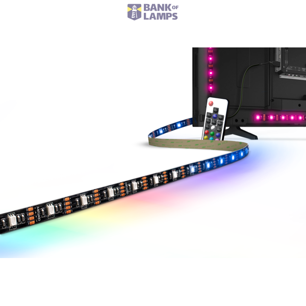 STRIP LED RGB CON TELECOMANDO RF TV-75 image 1