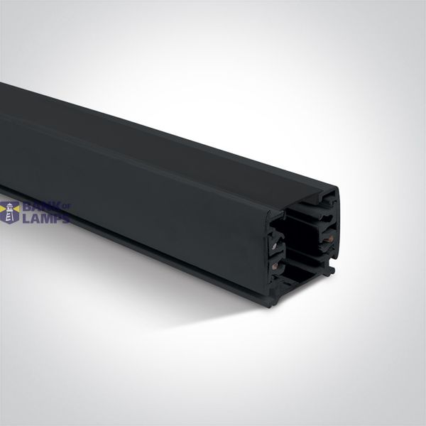 BLACK PLASTIC COVER 2m FOR SQUARE TRACK image 1