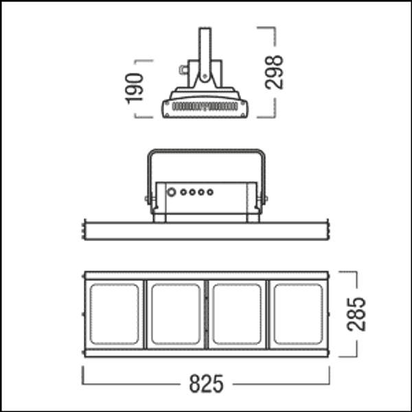 EXDURA XL 41500-840 WB EVG T40 - LED high-bay luminaire image 2
