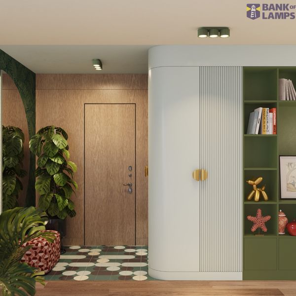 Ceiling lamp AURA 3 olive green Gx53 image 4