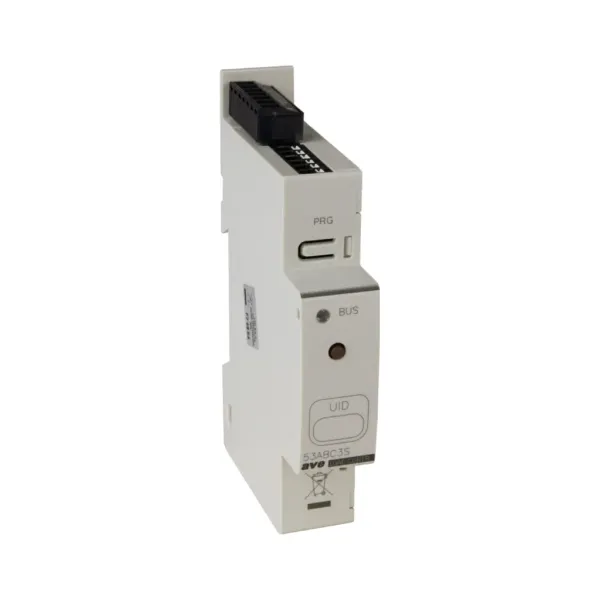 LOAD CONTROL MODULE WITH THREE INPUTS FOR CURRENT SENSOR - AVEBUS - 1 DIN MOD image 1