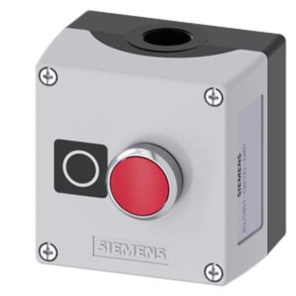 Enclosure for command devices, 22 mm, round image 1
