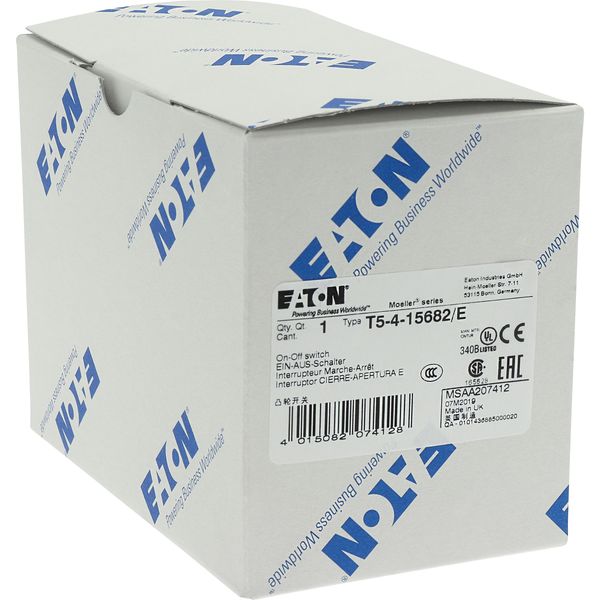 T5-4-15682/E On-Off switch, 6 pole + 1 N/O + 1 N/C, 100 A, 90 °, flush mounting image 28