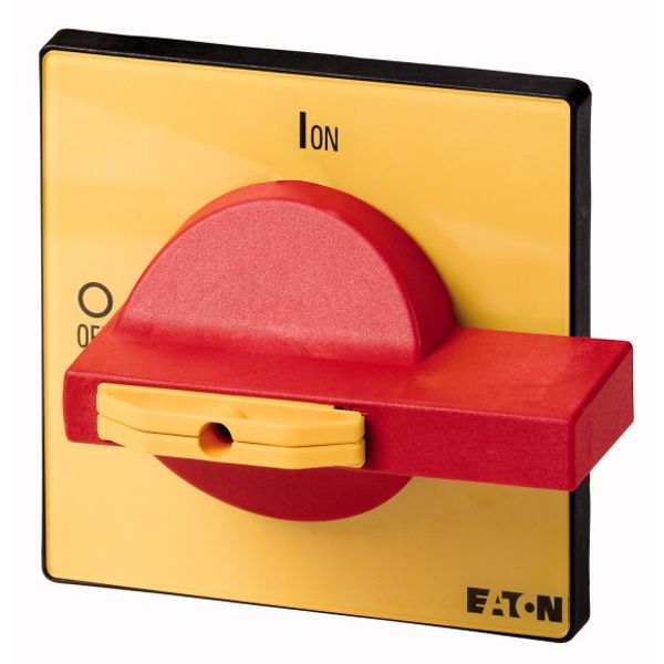 SVB-T6-160 Locking handle, red yellow, for T6 image 1