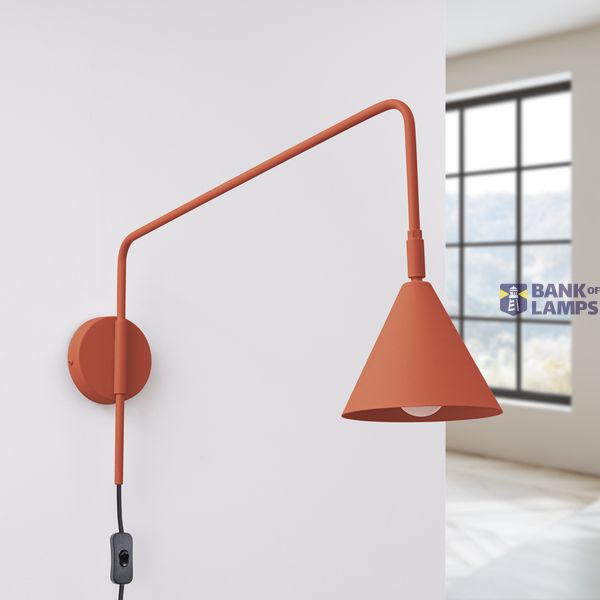 Wall lamp NOX red ochre image 12