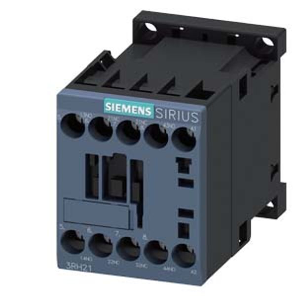 Contactor relay, 2 NO+2 NC, 110 V AC, 50/60 Hz, S00, screw terminal image 2