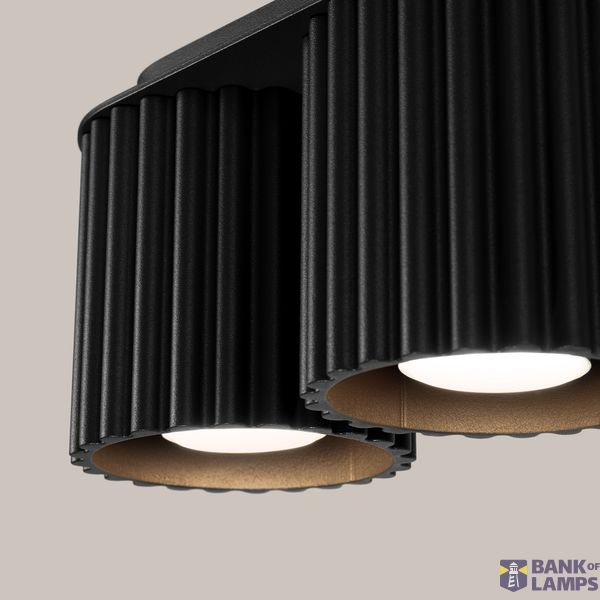 Ceiling lamp AURA 2 black GU10 image 4