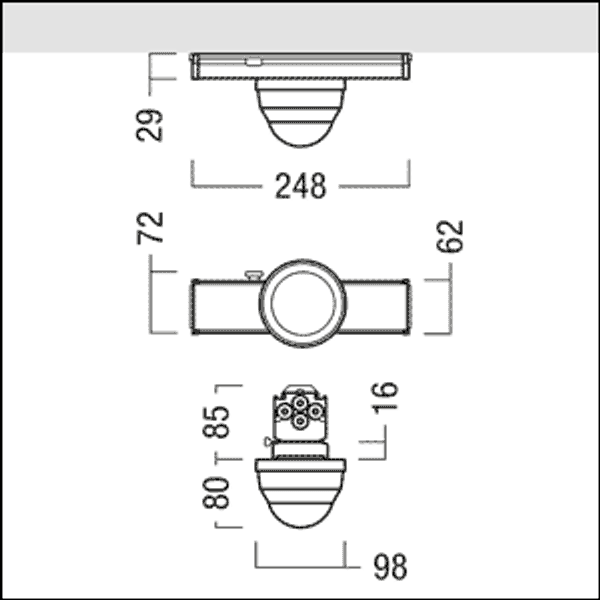 PST TEC-GP WH IP54 - Motion sensor_x000D_
otion sensor image 2