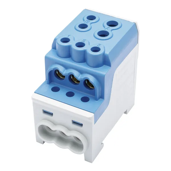 SDB 200 Distribution block Al/Cu 80030 SIMBLOCK blue image 1