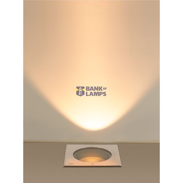 DASAR® XL, square cover 24° 3000K incl. DALI driver in stainless steel image 4