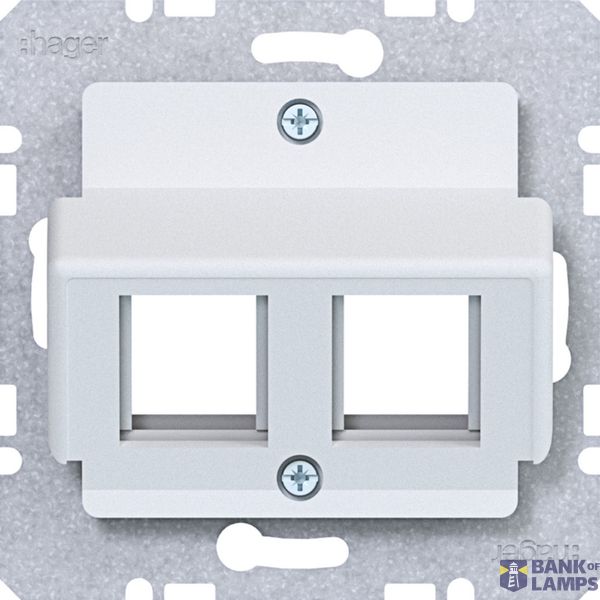 Centraalplaat 2-v, AMP connectors, A.x/C.x/S.x/B.x/Q.x/K.x wit mat image 1