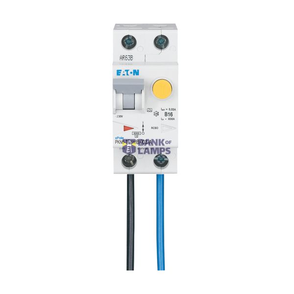 RCD/MCB combination switch 6kA 1P+N 16A B-kar 30mA FLEX aside image 6