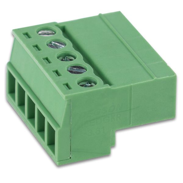 5-pin screw socket. 250V/8A, 28-16 AWG/0.5-1.5mm2 image 1