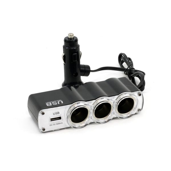 Extension Socket SOC4, 3+1 USB image 1