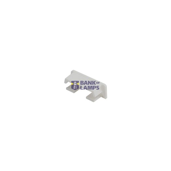 GLENOS Endcap for Profile 2609, FLAT, white image 2
