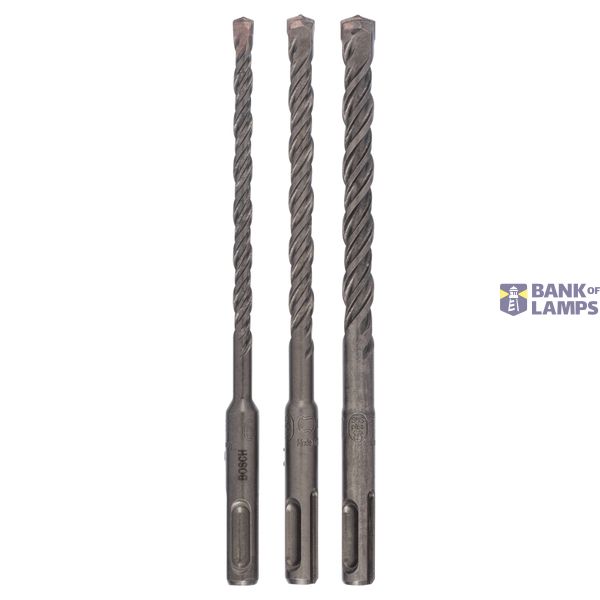 3-piece SDS plus-5 hammer drill bit set 6/8/10 mm image 1
