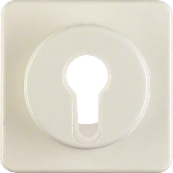 Centre plate f. key switch/key push-b., splash-prot. flush-mtd IP44, w image 1