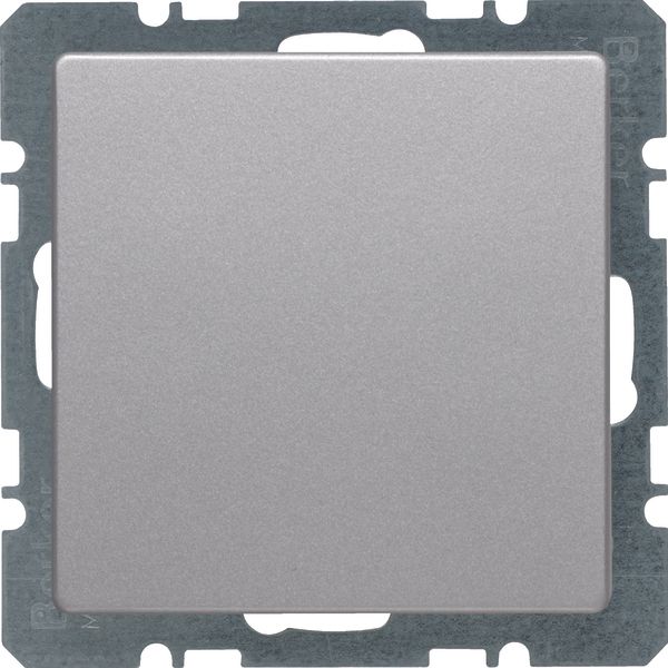 Blind plug with centre plate Q.1/Q.3 alu velvety, lacquered image 1