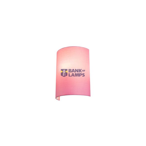 FENDA, wall light shade, half, pink image 1