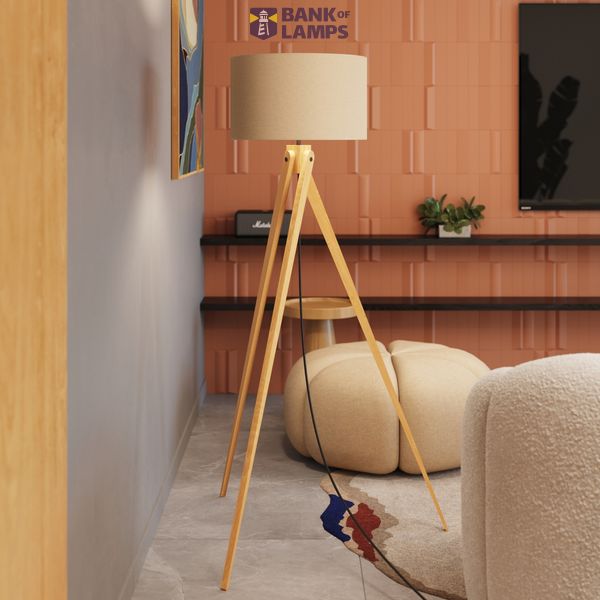 Floor lamp NATT beige image 7