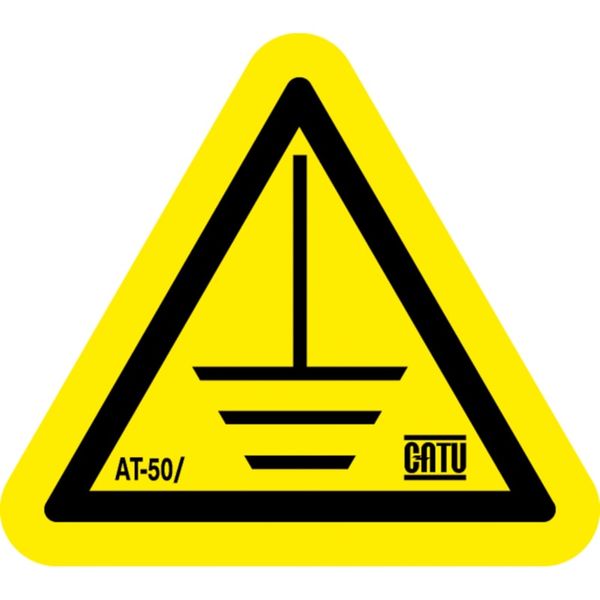Triangular sticky labels - Side: 100 mm image 1