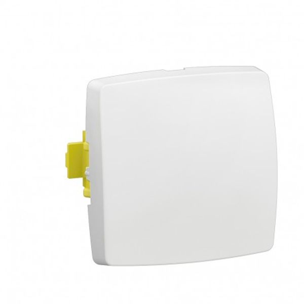 Simple 3 in 1 transformer: switch, two-way switch or push button Switchgear White modular surface with automatic terminals image 2