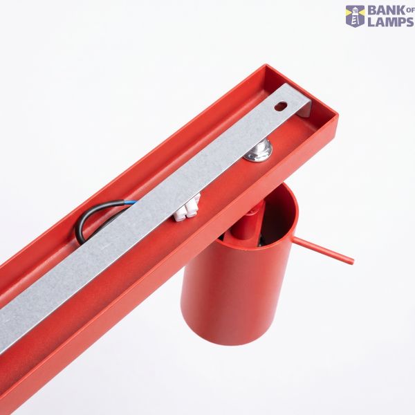 Ceiling lamp RING 6L red image 11