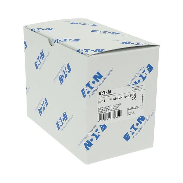 CI-K2H-T0-2-MBS Insulated enclosure CI-K2H, H x W x D = 181 x 100 x 80 mm, for T0-2, hard knockout version, with mounting plate screen image 25