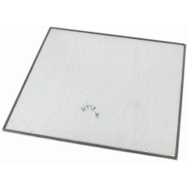XLST5S63 Bottom-/top plate, closed,  galvanized, for WxD = 600 x 300mm, IP55 image 1