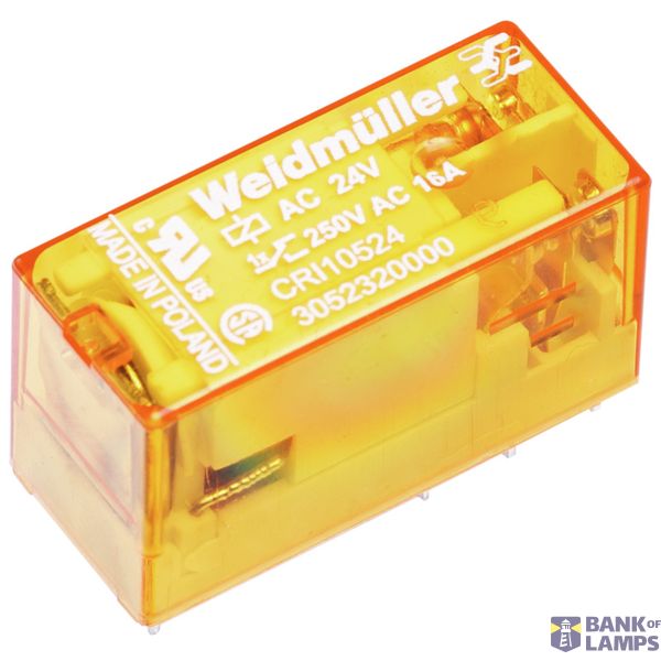 Miniature industrial relay, 230 V AC, No, 2 CO contact (AgNi gold-plat image 1