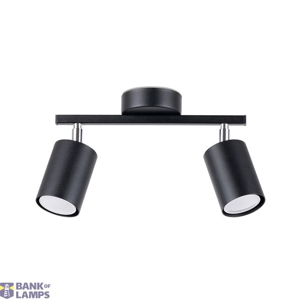 CEILING LAMP LEMMI 2 BLACK GU10 2X40 IP20 image 2