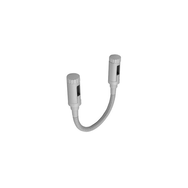 PANLUX Connection 360° 230V for connecting strip systems silver image 1