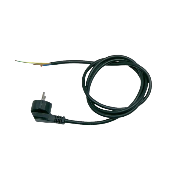 SCHUKO Plug Cable 3m, 3×1.0mm², Black image 1