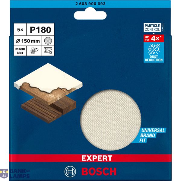 EXPERT M48 Sanding Net for Random Orbital Sanders 15 mm, G 18 5-pc image 2