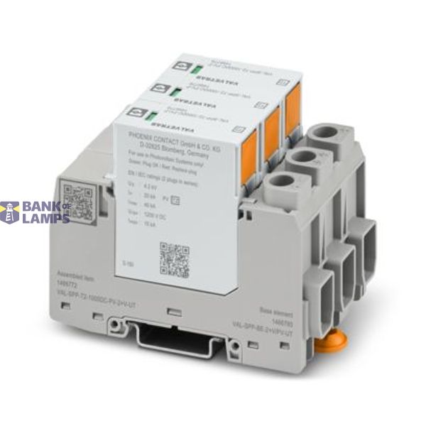 VAL-SPP-T2-1000DC-PV-2+V-UT - Type 2 surge arrester image 1