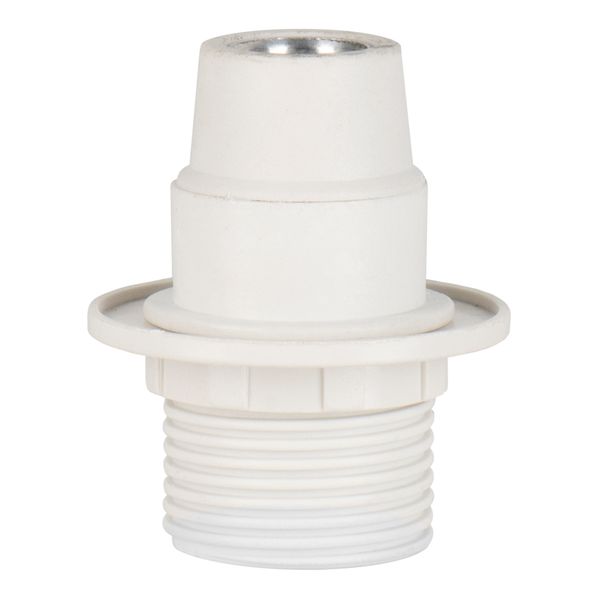 Lampholder E14 TP Half Thread + Ring White image 2