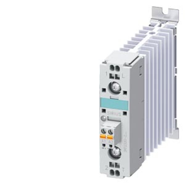 Solid-state contactor 3RF2, 1-ph. AC51 20 A 48-460 V/24 V DC Low Noise image 1