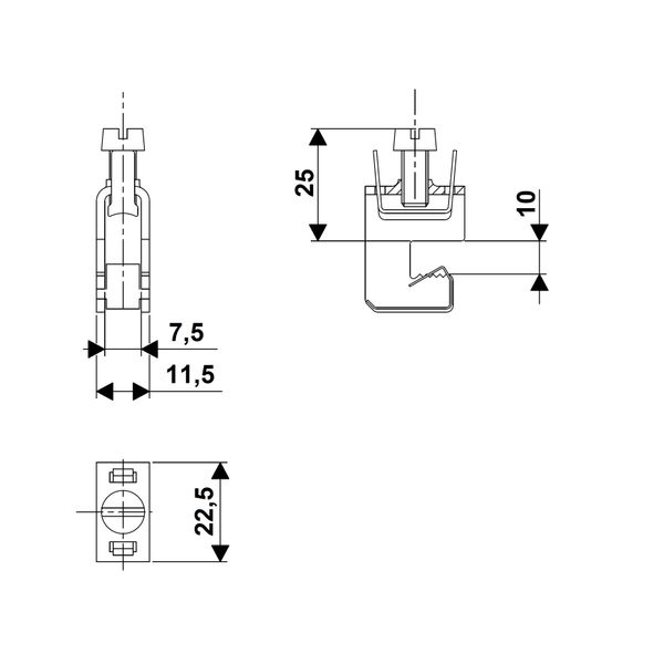 Universal conductor terminal 1,5-16mm² / 10mm image 3