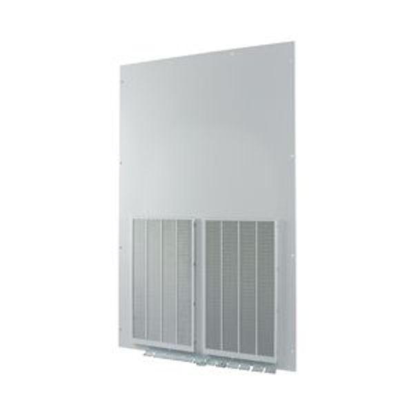 XTSZFFPV42-W1200 Front plate (section high), ventilated, W=1200mm, IP42, grey image 2