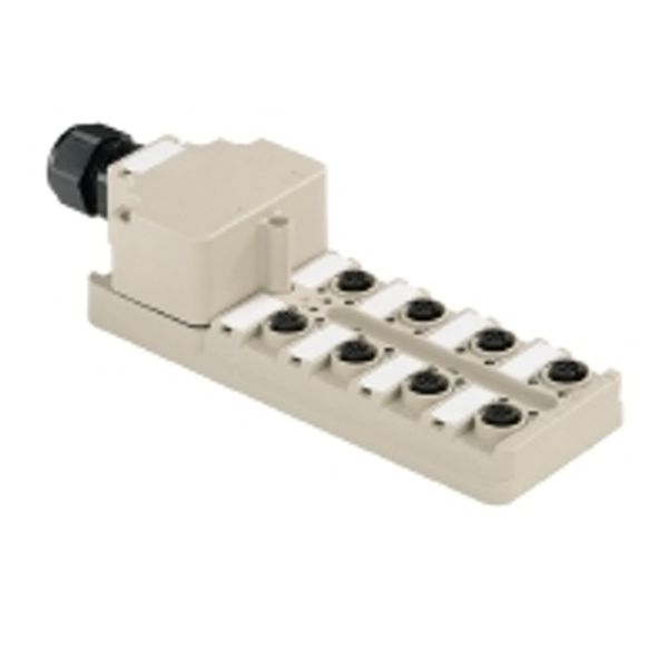 Hood version, M12, 30 V, A-coded, LED: Yes, LED initiator: Yes, Wiring type: PNP image 1