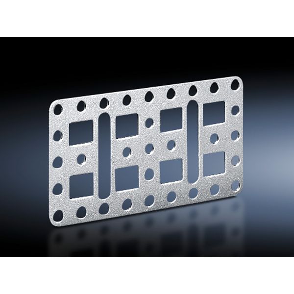 Mounting plates, for screw fastening, small image 2