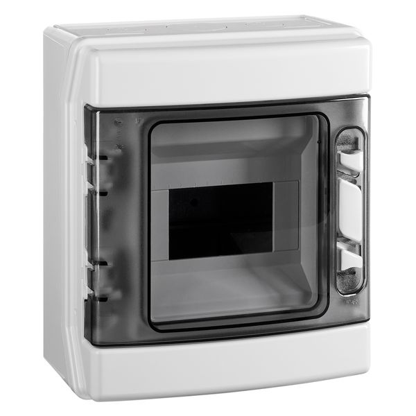 Distribution Board 1-row, 6MW, IP65, transparent door image 1