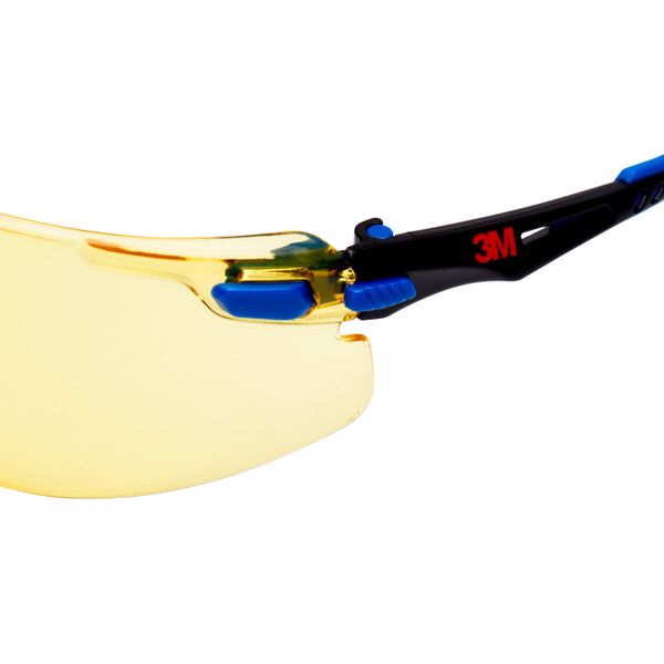 3M™ Solus™ 1000 Safety Glasses, Blue/Black Frame, Scotchgard™ Anti-Fog image 5