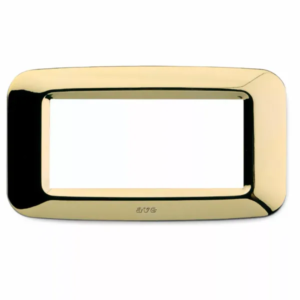 YES MOULDED FR.PLATE 4M. BRASS image 1