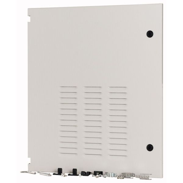 XTSZDSQV4L-H700W600 Section wide door, ventilated, left, HxW=700x600mm, IP42, grey image 1