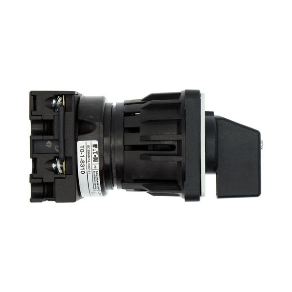 T0-1-8310/EZ Step switches, T0, 20 A, centre mounting, 1 contact unit(s), Contacts: 2, 45 °, maintained, With 0 (Off) position, 0-2, Design number 8310 image 18