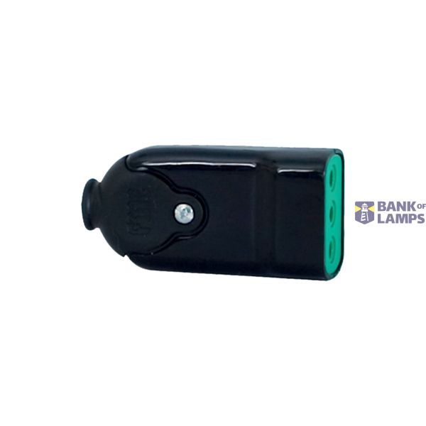 FGC Flat socket black, 10A250V image 1